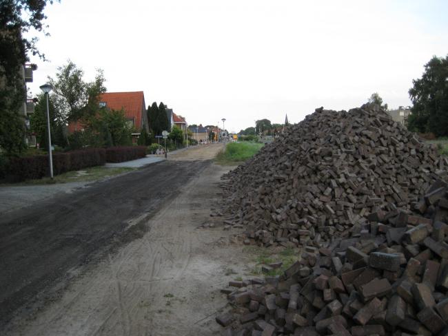 werkzaamheden aan het tunneltrace