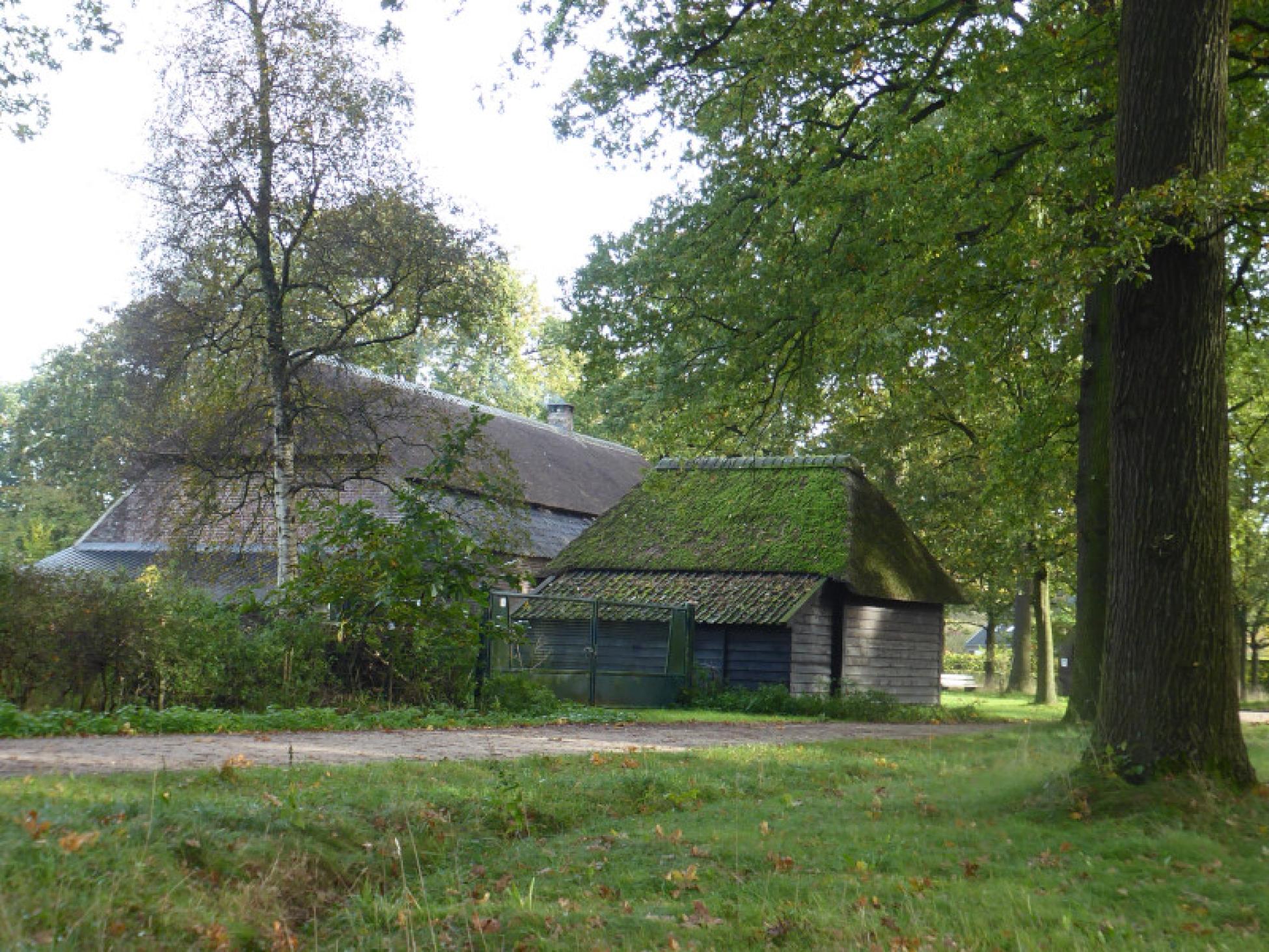 Boerderij in het buurtschap Riel, een van de gehuchten